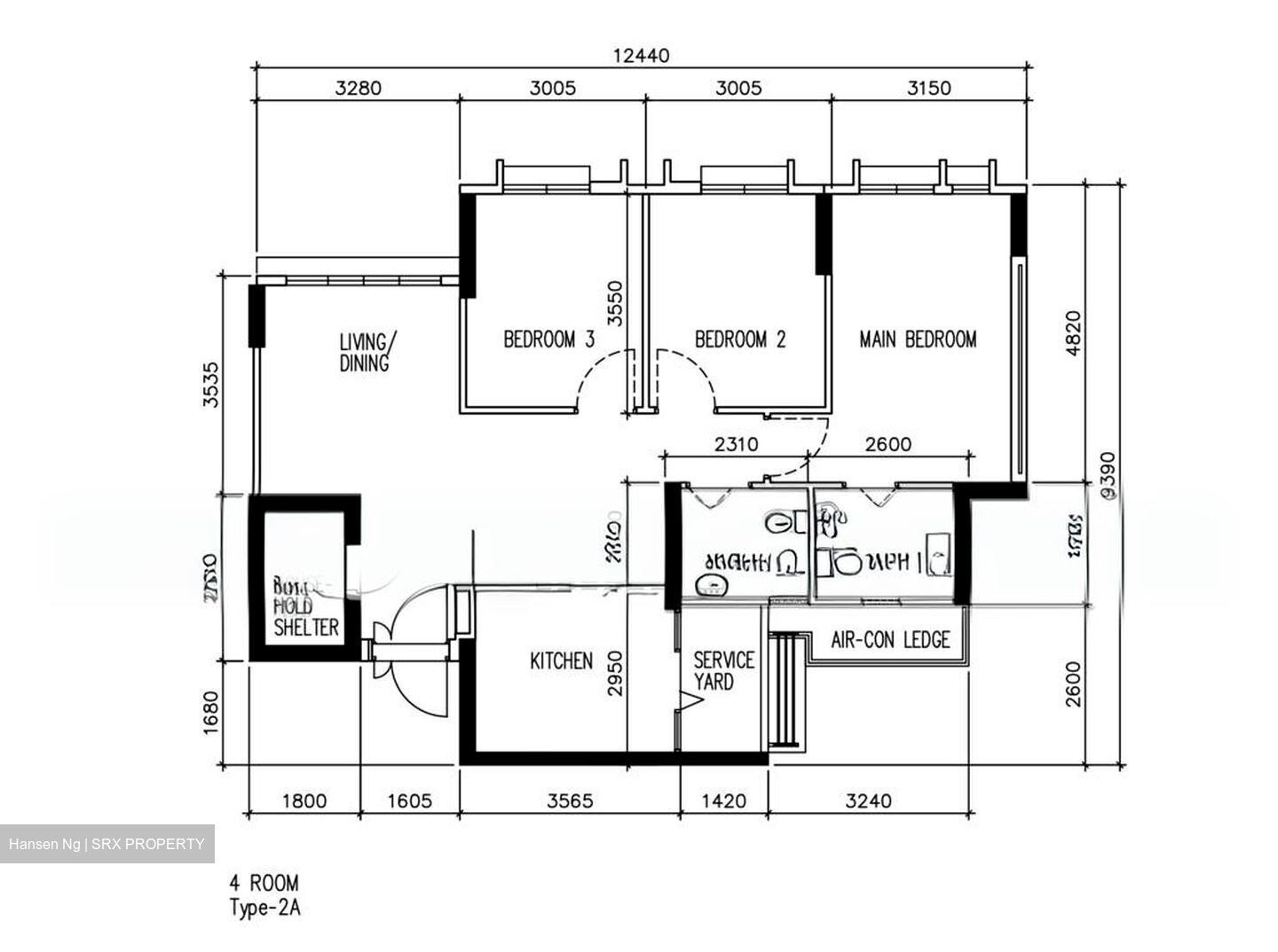 Blk 105B Alkaff Vista (Toa Payoh), HDB 4 Rooms #526529541